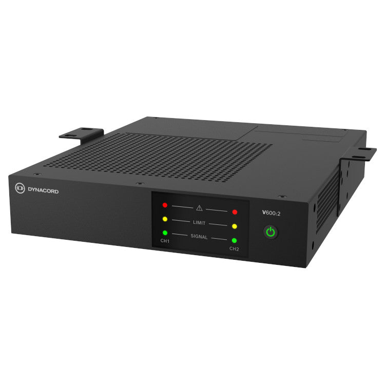 Dynacord V600:2 600W Commercial Power Amplifier with rack ears
