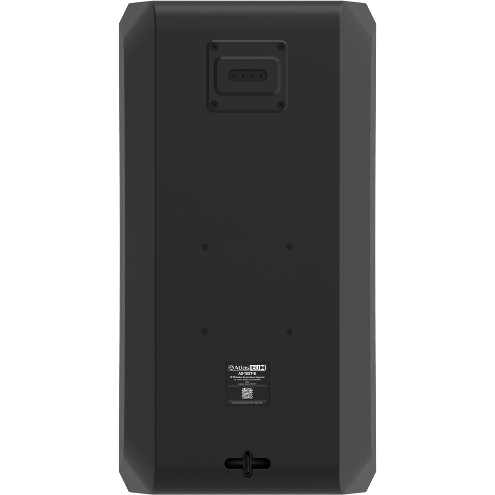 AtlasIED AS-10ST-B 10" AS Series Surface Mount Subwoofer | Black