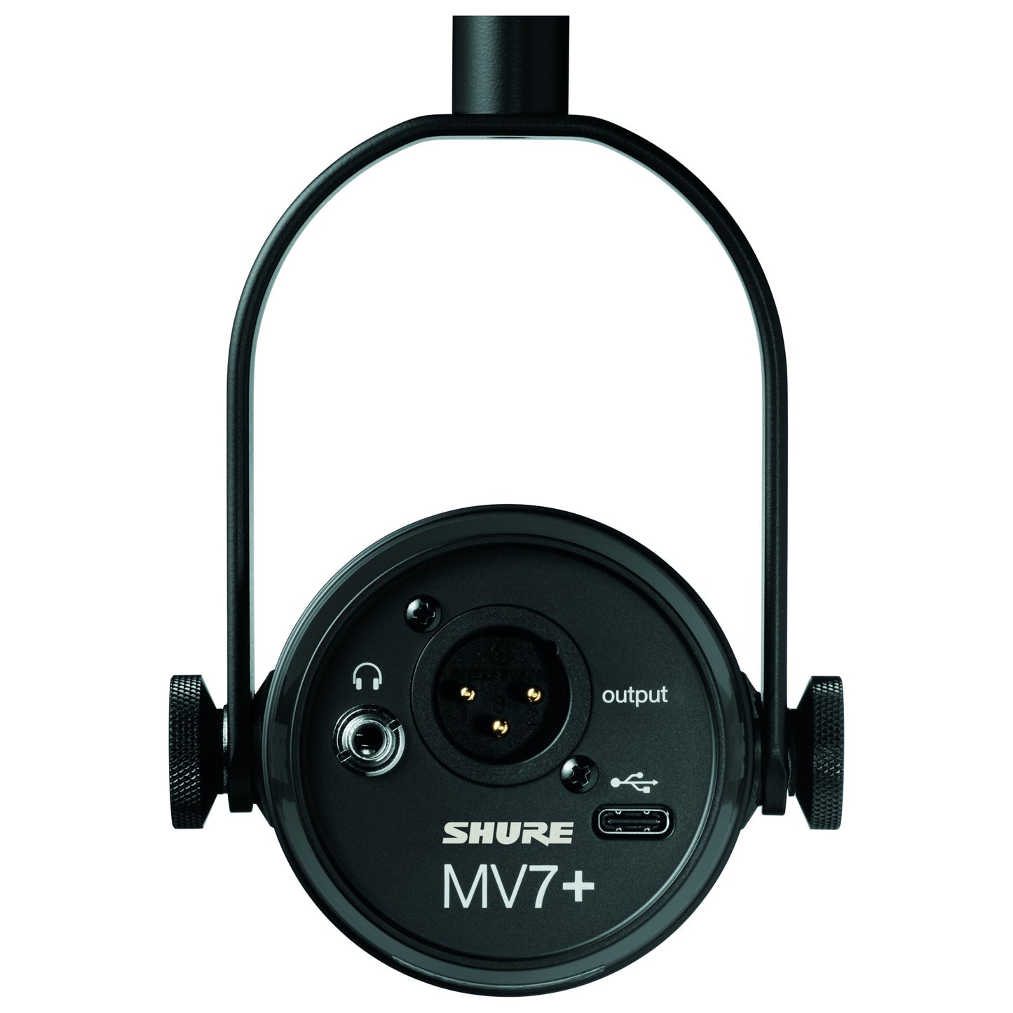 Shure MV7+ Bundle XLR/USB-C back