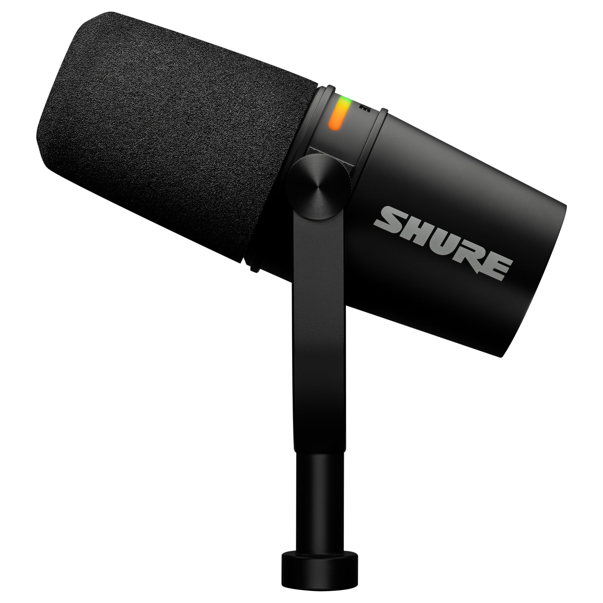 Shure MV7+ Bundle XLR/USB-C Hybrid Dynamic Microphone with Stand
