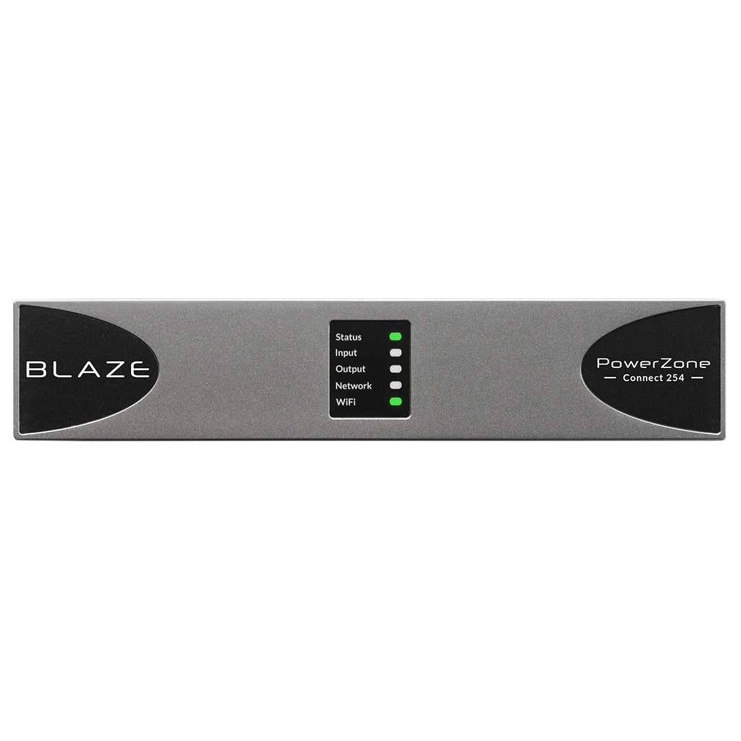 Blaze Audio PowerZone Connect 254 DSP-Enabled Power Amplifier front