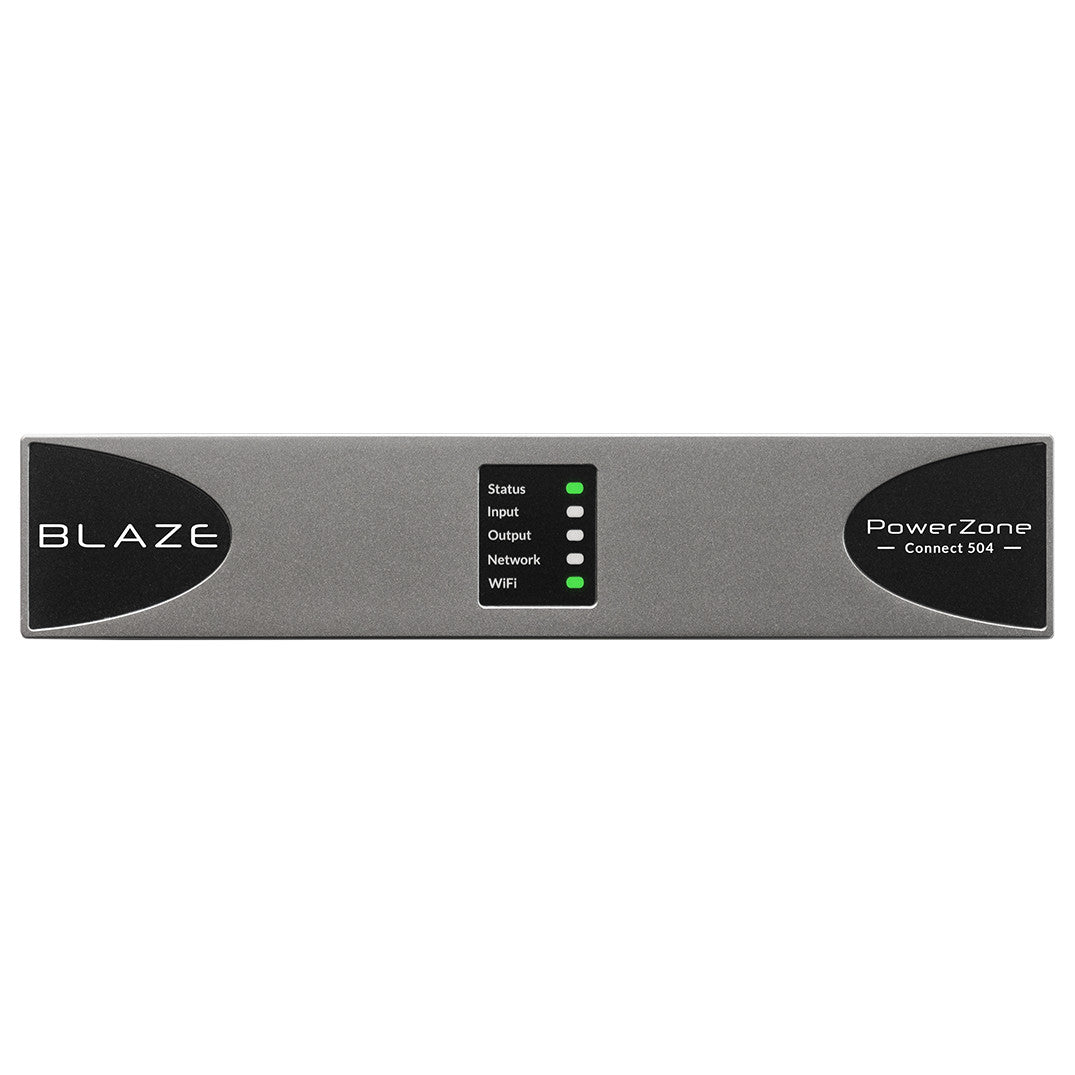 Blaze Audio PowerZone Connect 504 DSP-Enabled Power Amplifier front