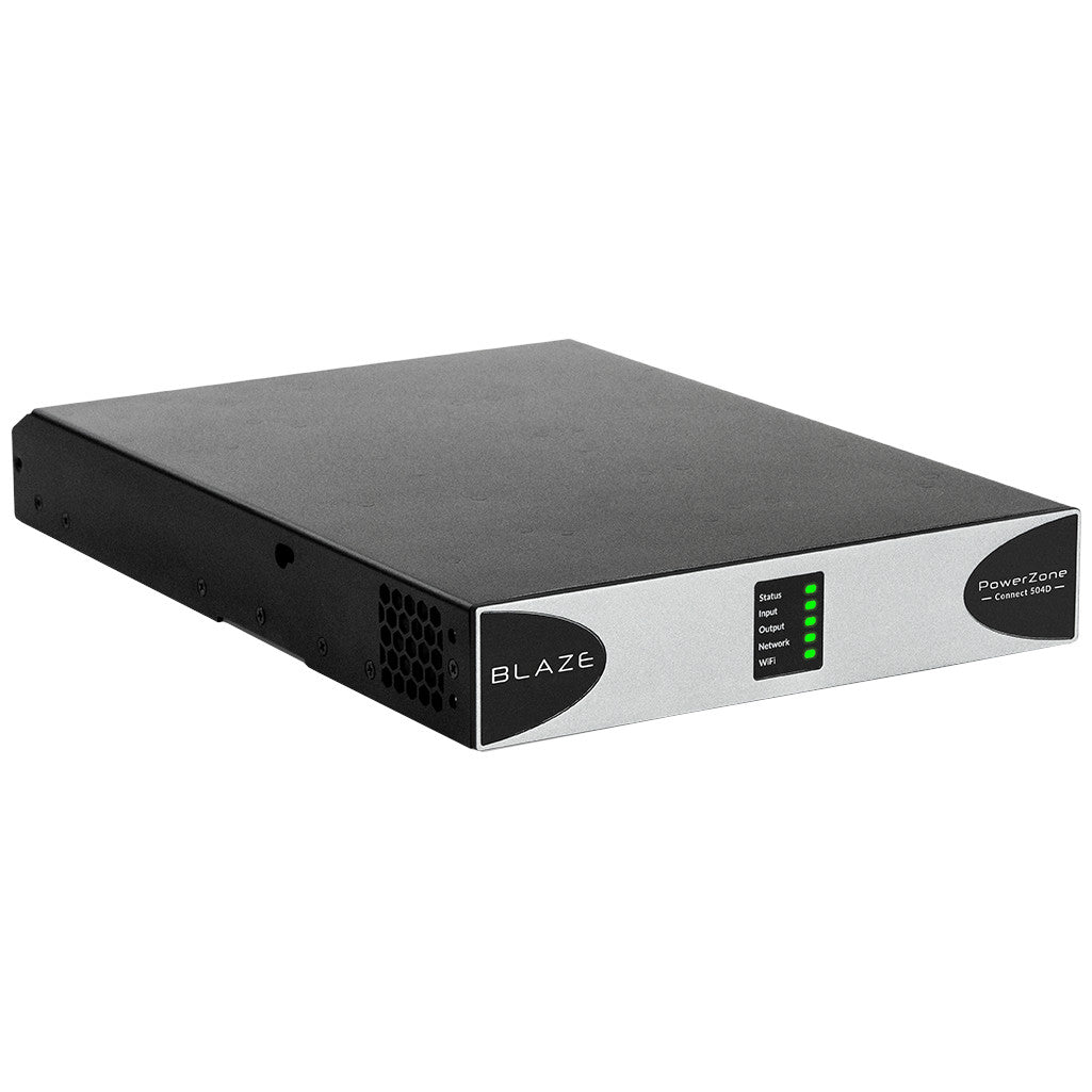 Blaze Audio PowerZone Connect 504D DSP-Enabled Dante Power Amplifier