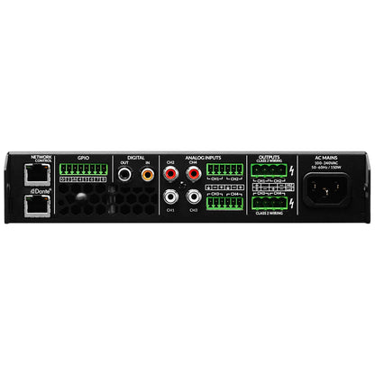 Blaze Audio PowerZone Connect 504D DSP-Enabled Dante Power Amplifier back