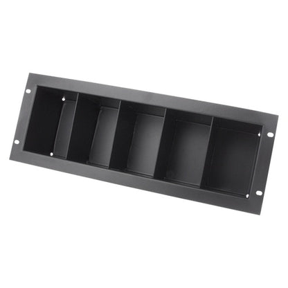AtlasIED CD4 Rack Mount Compact Disc Storage Shelf 3RU