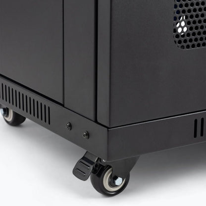 On-Stage Wall Mount Knock Down Rack Steel Enclosed Cabinet | 12U