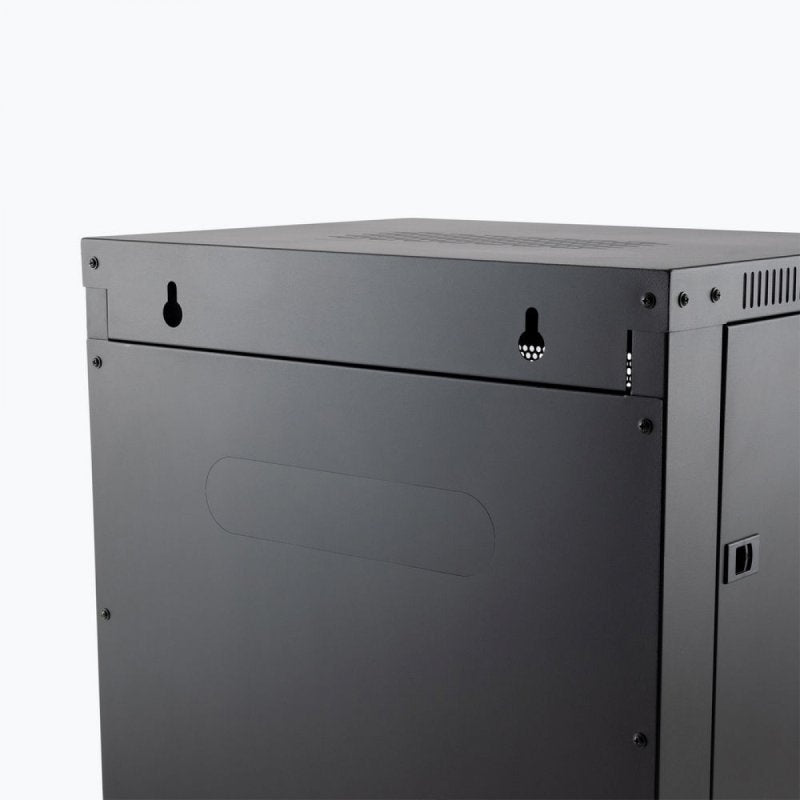 On-Stage Wall Mount Knock Down Rack Steel Enclosed Cabinet | 12U