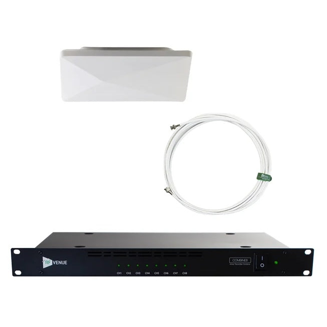 RF Venue COMB8CP-ARCB 8-Channel IEM Combiner With Architectural Antenna