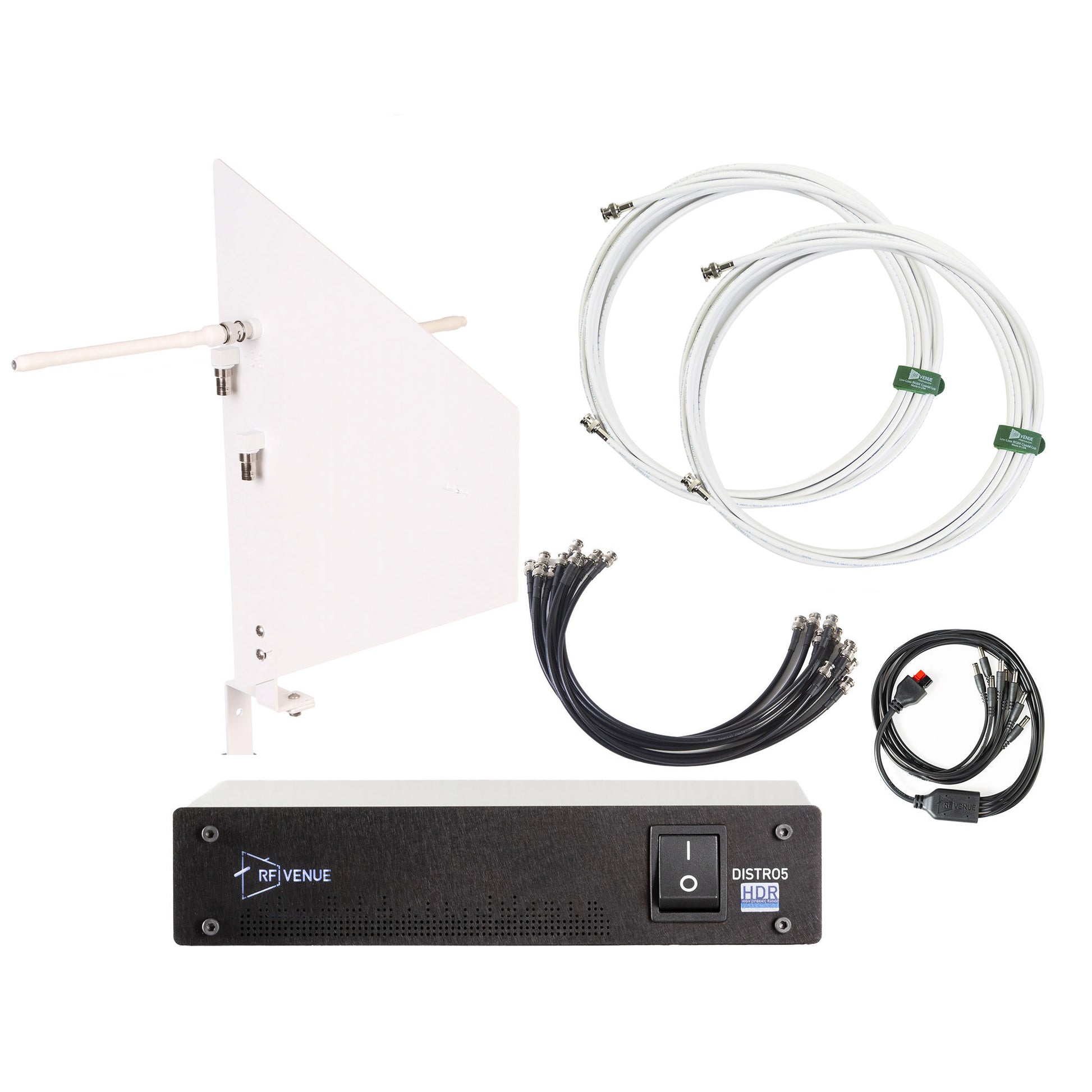 RF Venue DFINWD5 5-Channel Wireless Distribution Bundle