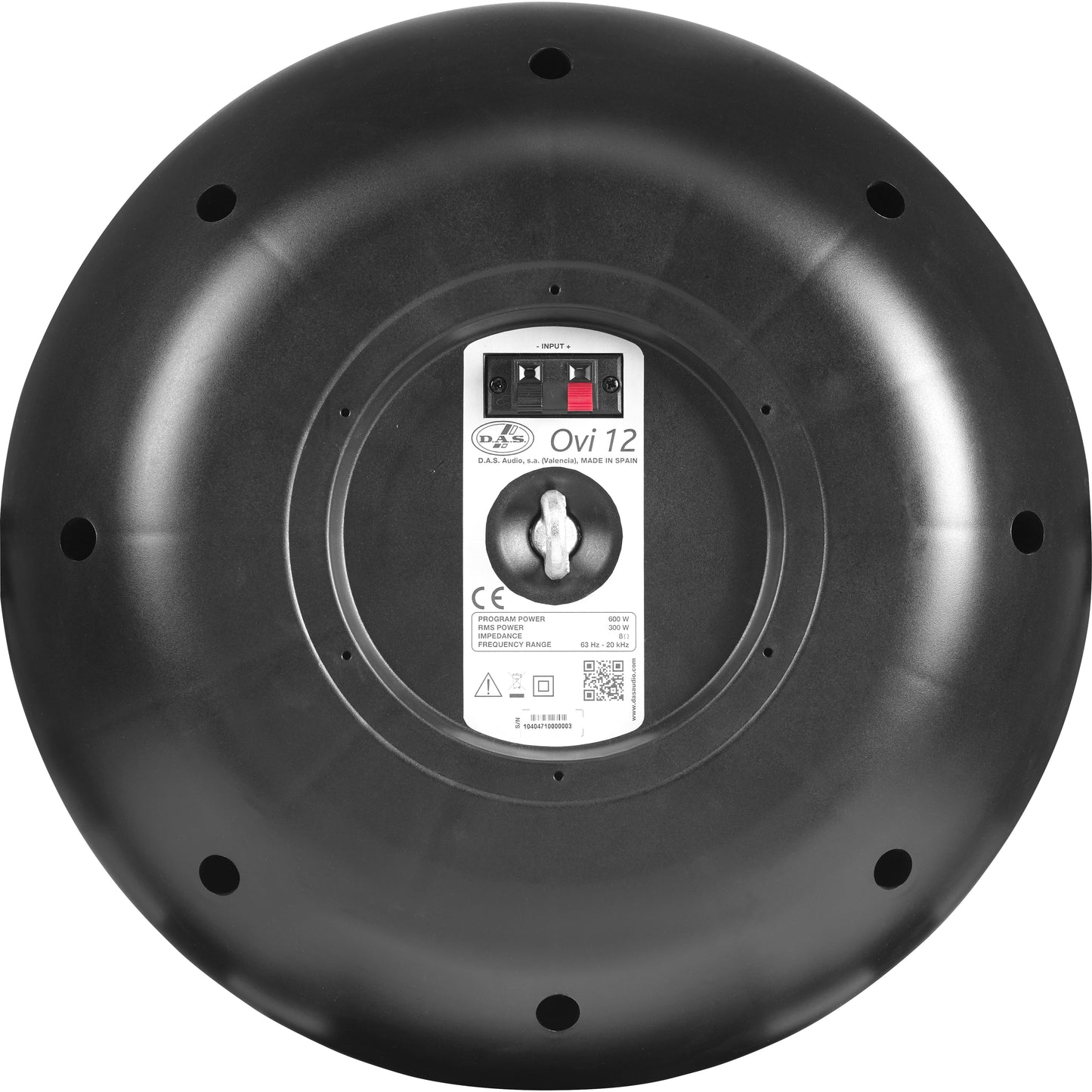 DAS Audio OVI-12 Coaxial Loudspeaker | Without Transformer | None | Black