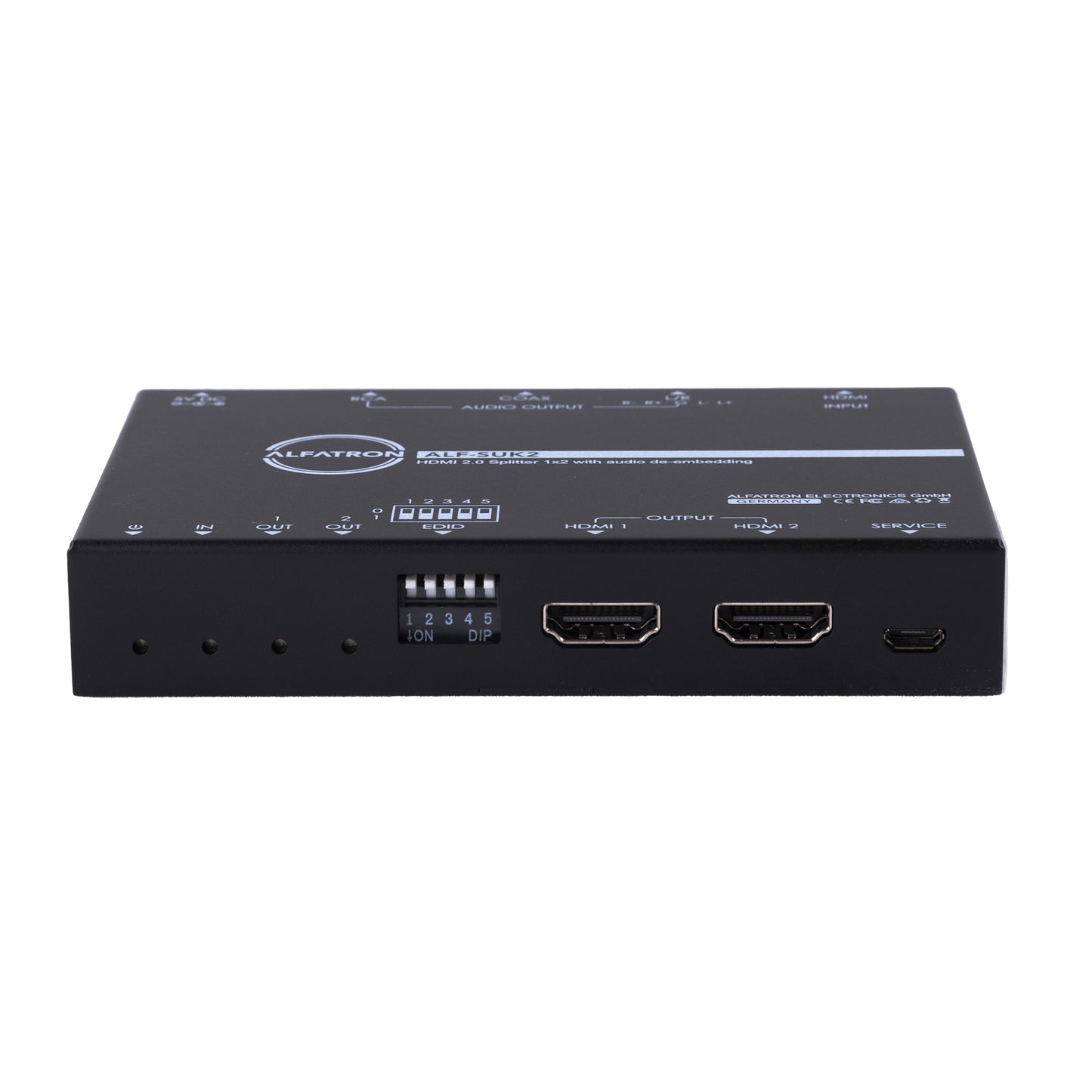 Alfatron Electronics ALF-SUK2G 1Ã—2 HDMI 4K Distribution Amplifier back