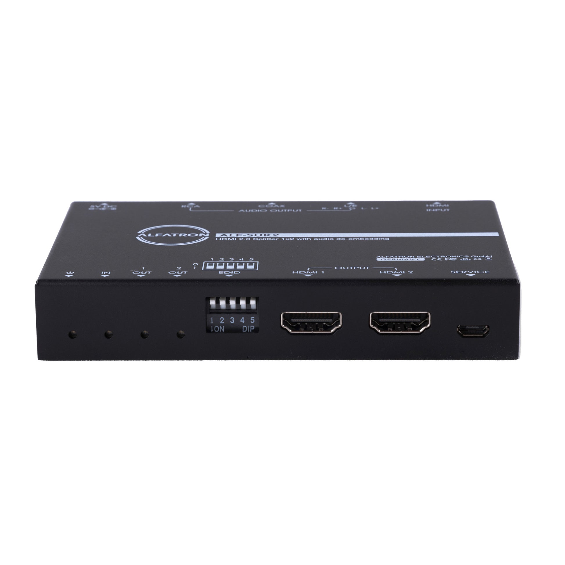 Alfatron Electronics ALF-SUK2G 1Ã—2 HDMI 4K Distribution Amplifier back