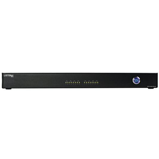 Listen Technologies ListenWIFI Wi-Fi Audio Server For LW-210 1RU Rackmount Streaming Device | 16 Channel