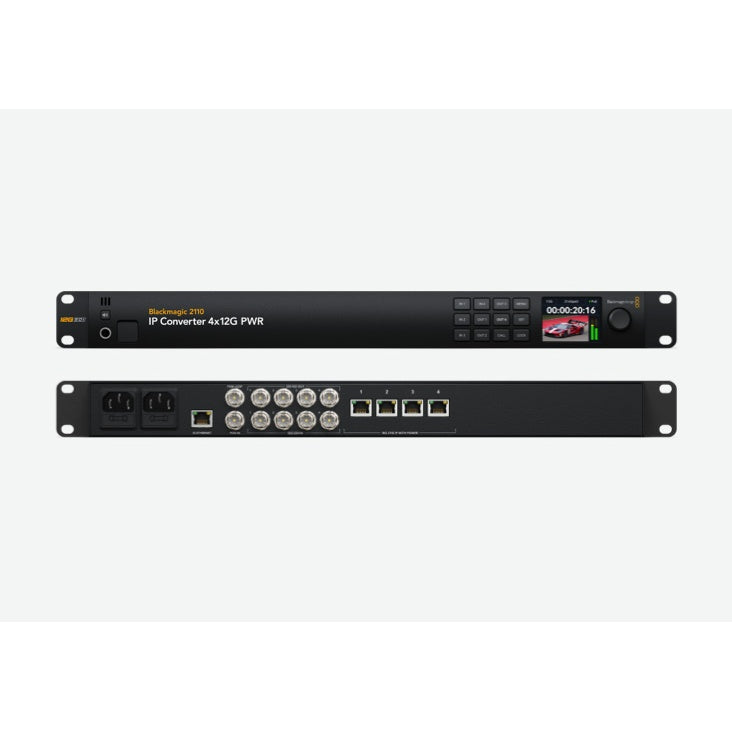 Blackmagic BMD-CONVNVIPB4/12GPWR 4-Channel 12G-SDI SMPTE-2110 IP Converter