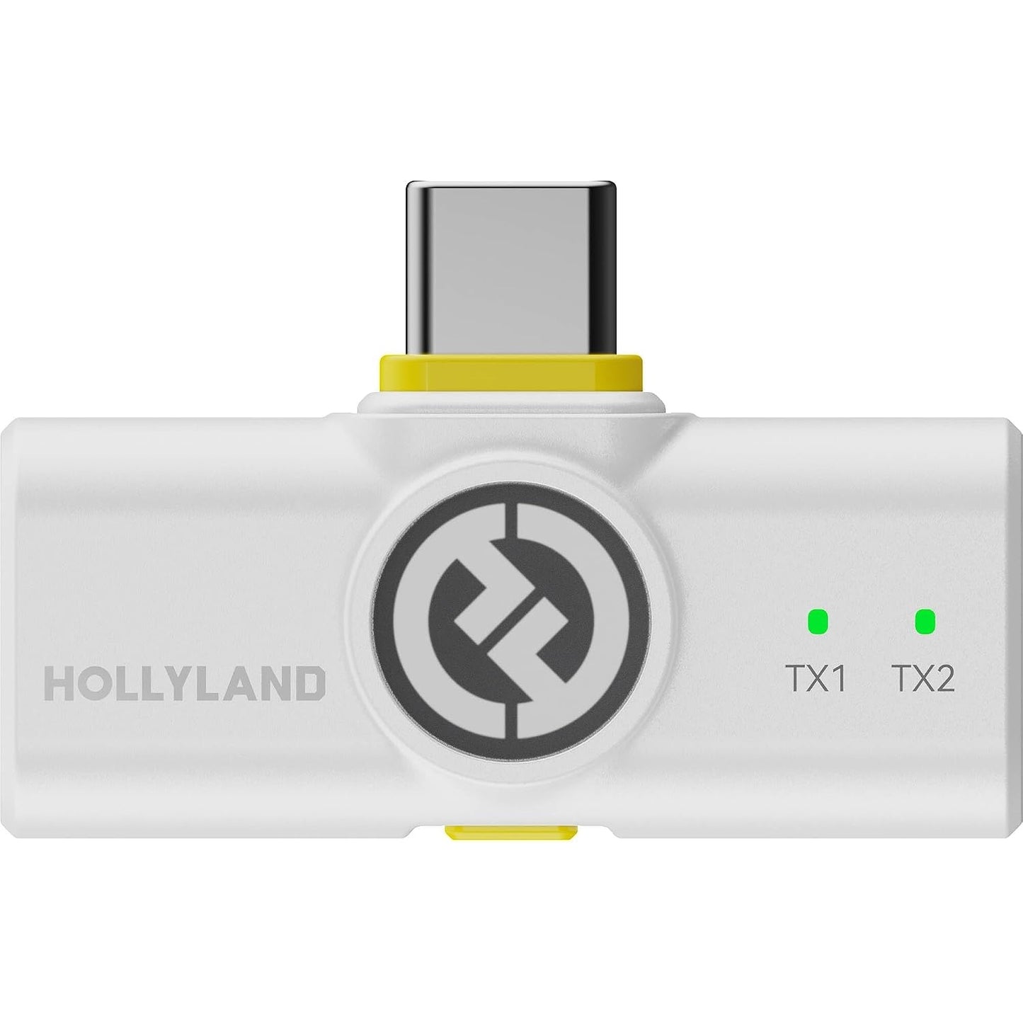 Hollyland LARK M2 USB-C Plug (Duo, W) Wireless Microphone | Ivory White