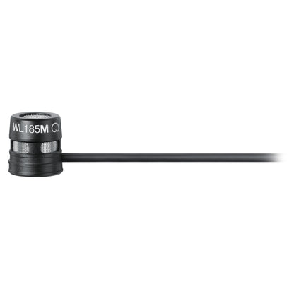 Shure WL185m Microflex Cardioid Lavalier Microphone black