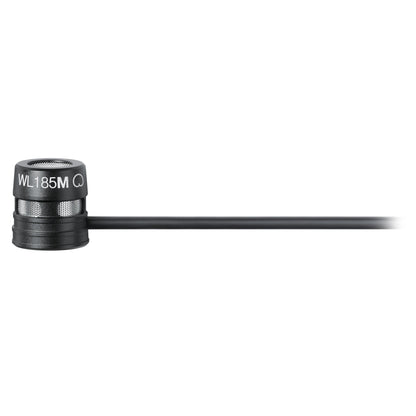 Shure WL185m Microflex Cardioid Lavalier Microphone black