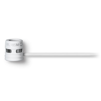Shure WL185m Microflex Cardioid Lavalier Microphone white
