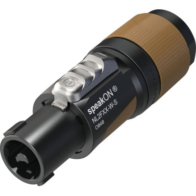 Neutrik NL2FXX-W-S speakON 2-Pole Screw Terminal Cable Connector
