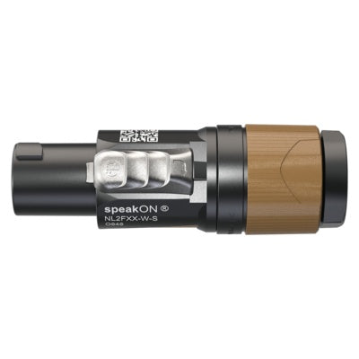 Neutrik NL2FXX-W-S speakON 2-Pole Screw Terminal Cable Connector