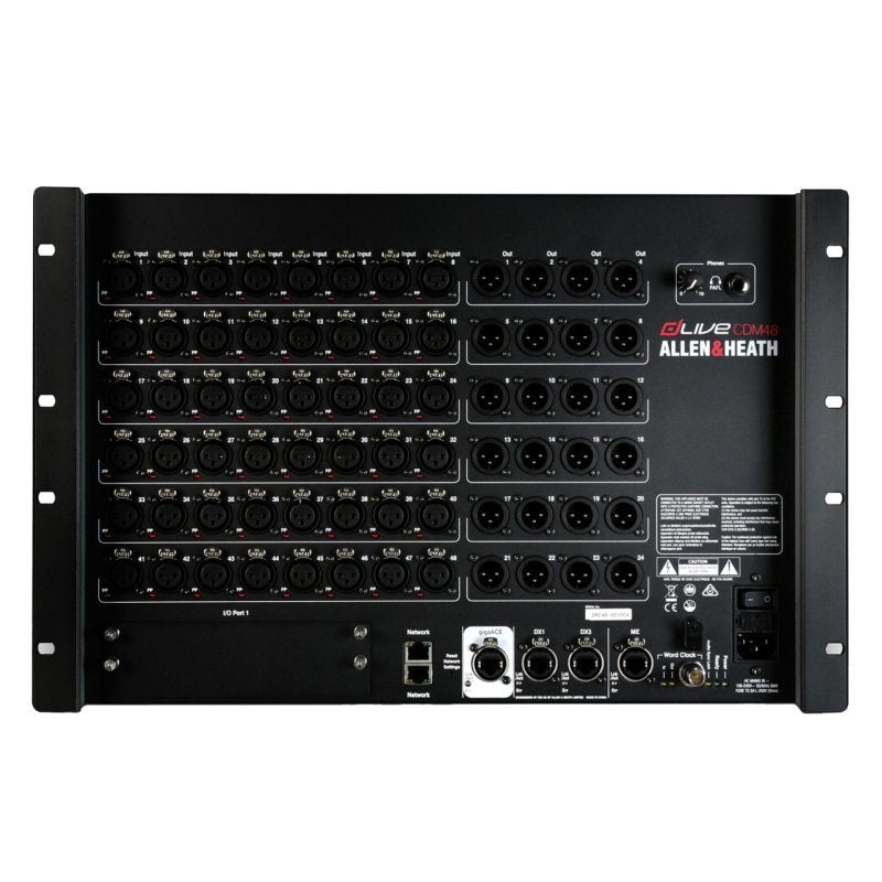 Allen & Heath dLive AH-DLIVE-CDM48-RUFX MixRack Stage Box – SoundPro