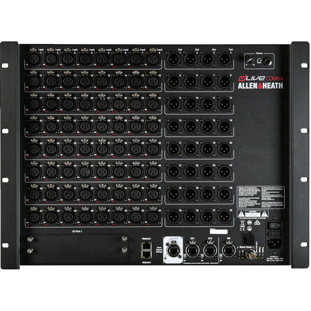 Allen & Heath dLive AH-DLIVE-CDM64-RUFX MixRack Stage Box