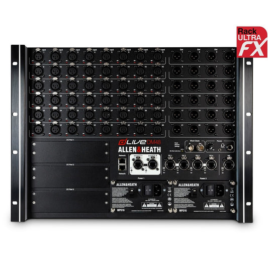 Allen & Heath dLive AH-DLIVE-DM48-RUFX MixRack Stage Box