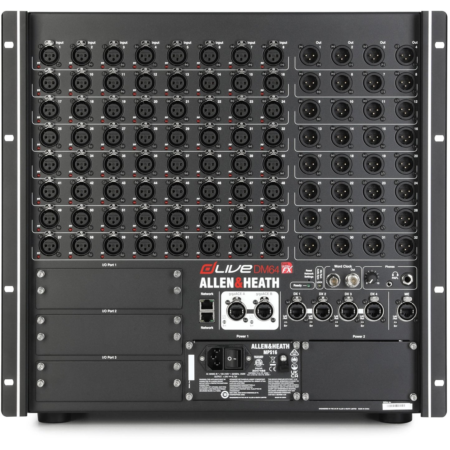 Allen & Heath AH-DLIVE-DM64-RUFX MixRack