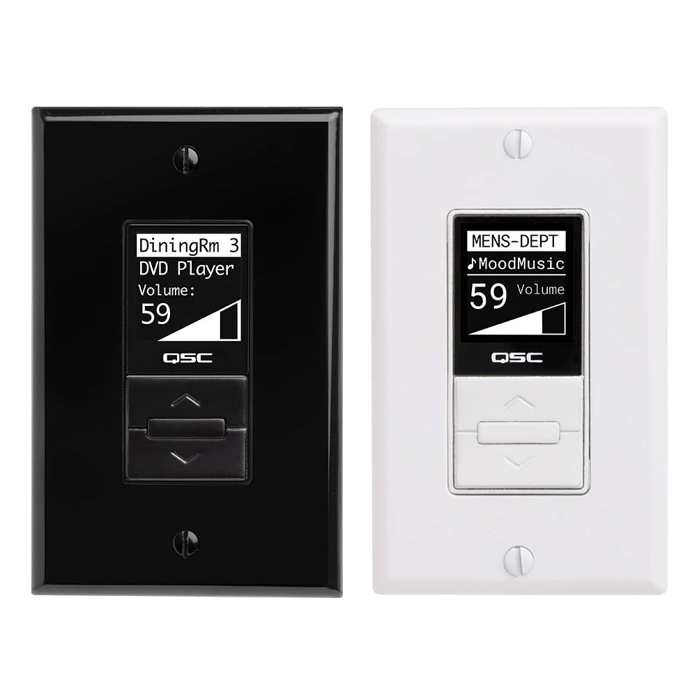 Q-SYS MP-MFC Decora Style Zone Controller for MP-M Mixers | White
