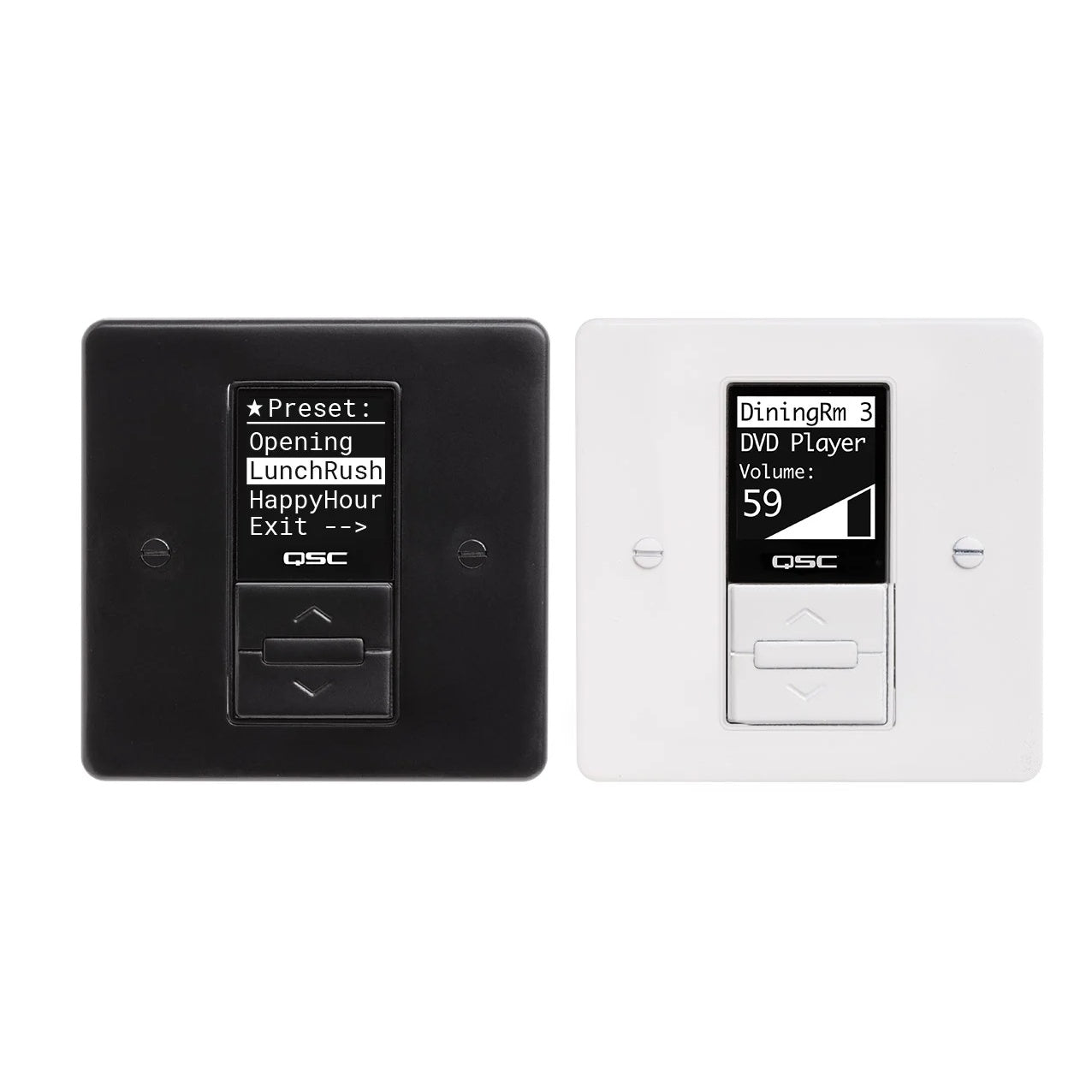 Q-SYS MP-MFC Decora Style Zone Controller for MP-M Mixers | White