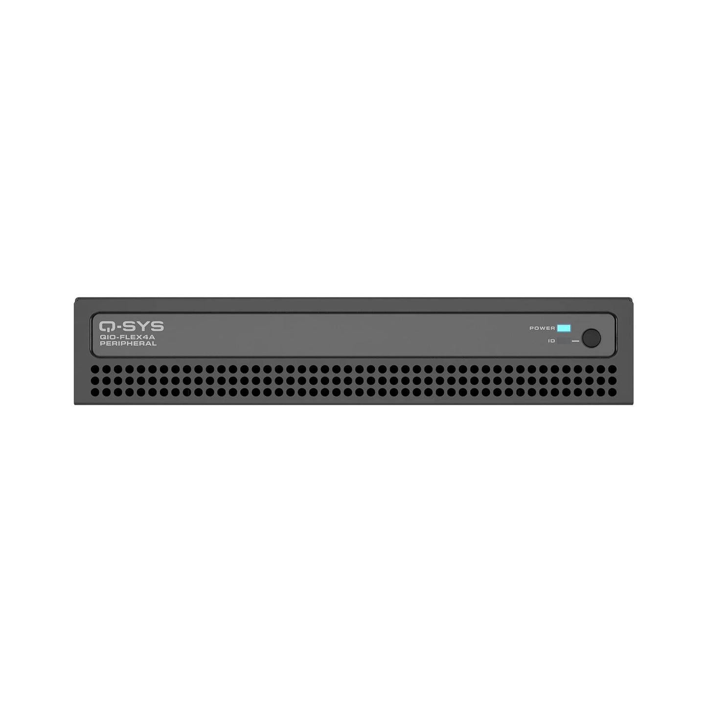 Q-SYS QIO-FLEX4A Modular Network I/O Expander for Q-SYS