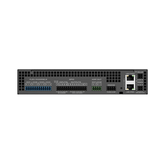 Q-SYS QIO-FLEX4A Modular Network I/O Expander for Q-SYS