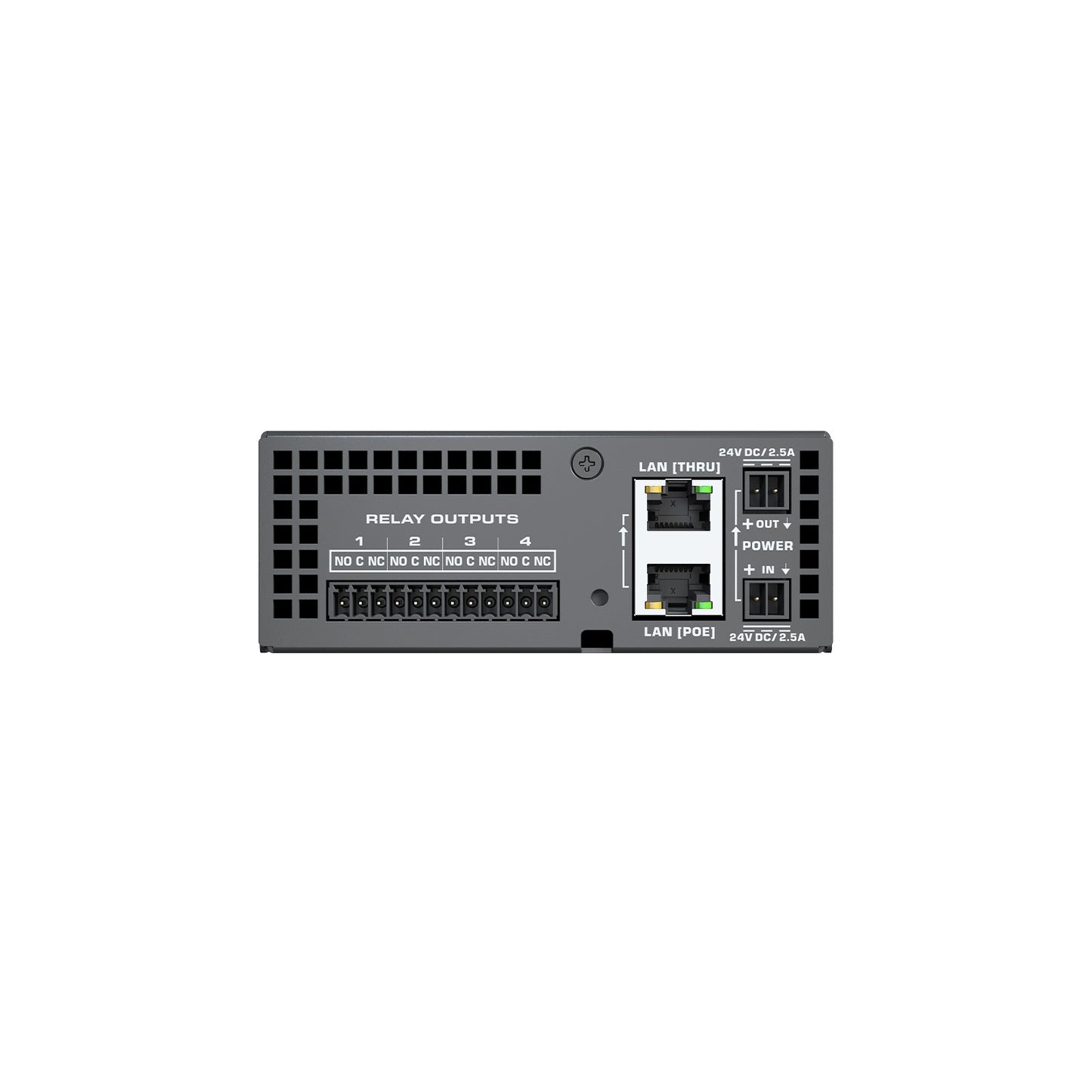 Q-SYS QIO-LVR4 Low-Voltage Relay Network I/O Expander
