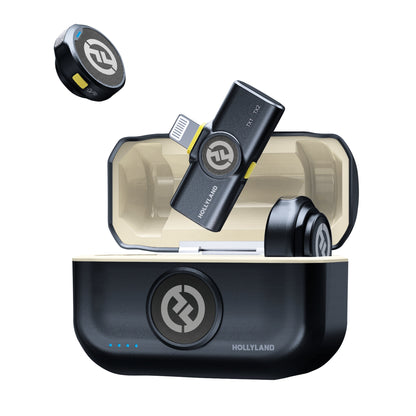 Hollyland LARK M2 With Lightning Plug Dual Wireless Mic | Black