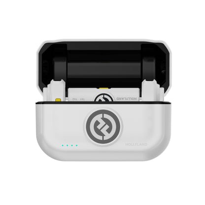 Hollyland LARK M2 With Lightning Plug Dual Wireless Mic | Ivory White