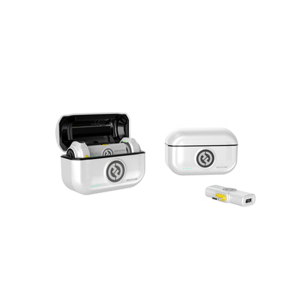 Hollyland LARK M2 With Lightning Plug Dual Wireless Mic | Ivory White