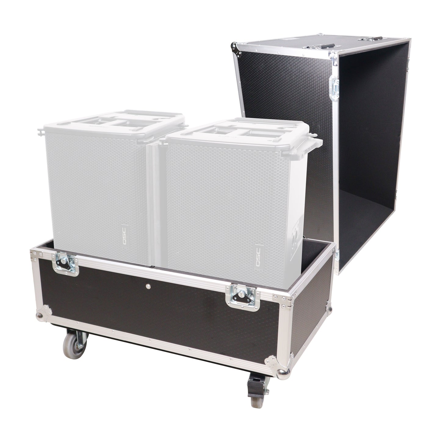 ProX XS-SP2X251715W Universal Dual Speaker ATA Flight Case