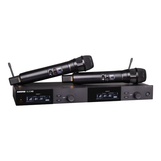 Shure SLXD24D/N8CB Dual Wireless Handheld Microphone System