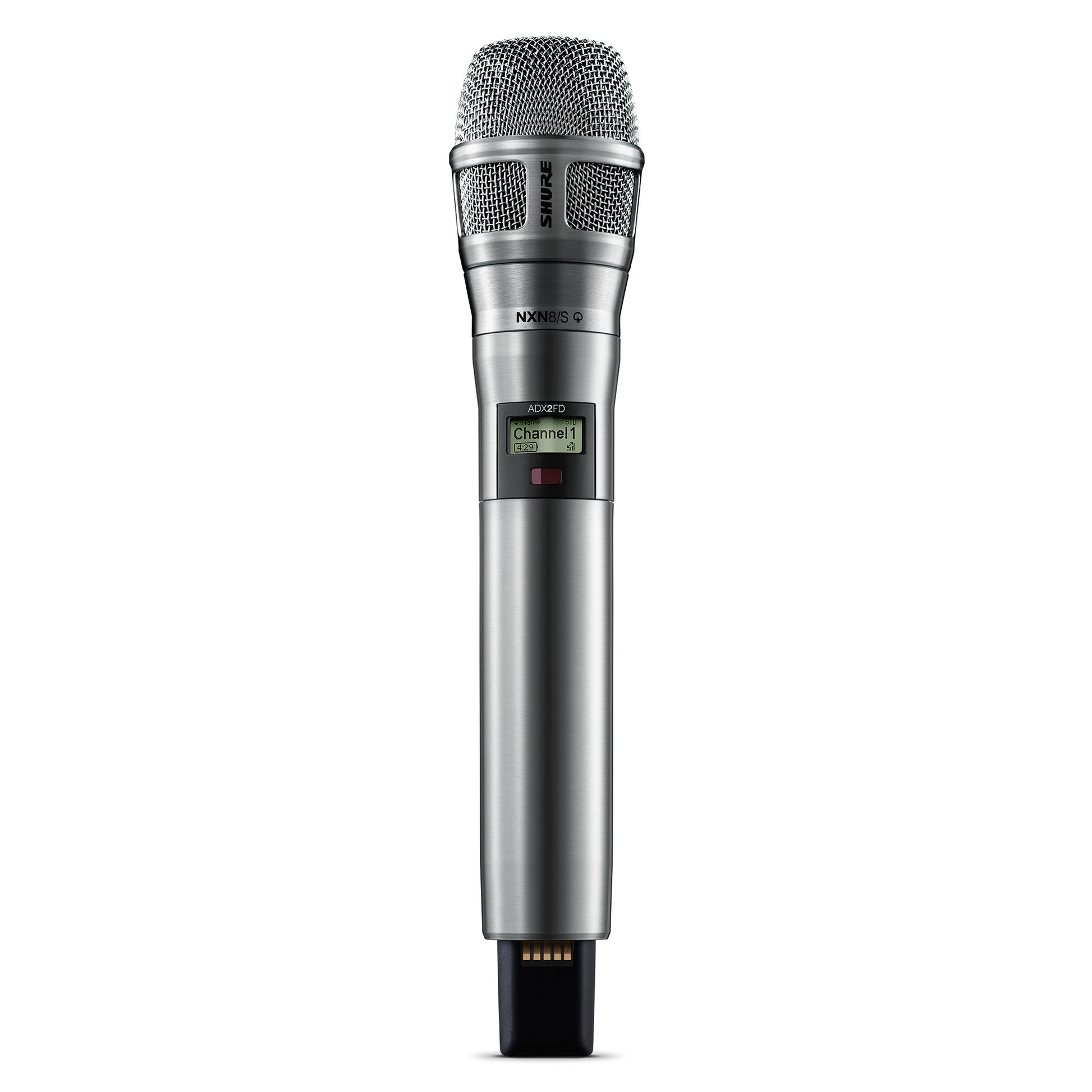Shure ADX2FD/N8S Handheld Wireless Microphone Transmitter Nickle