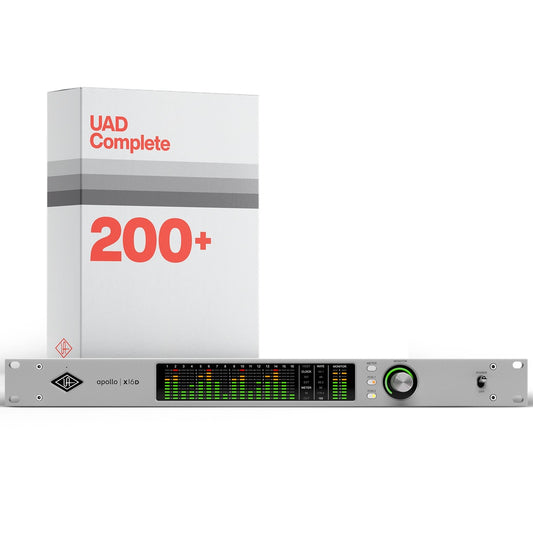 Universal Audio Apollo x16D Networked Audio Interface Dante Thunderbolt | UAD Complete