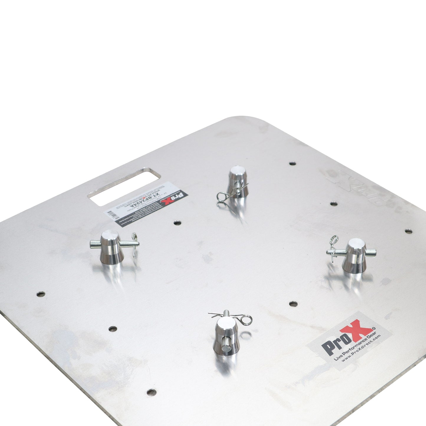 ProX Truss Base Plate For F34 Conical Square Truss | 24 in x 24 in | 8 mm | Aluminum