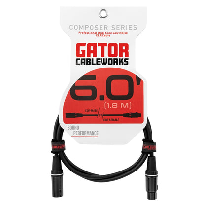 Gator Composer XLR Microphone Cable | 6'