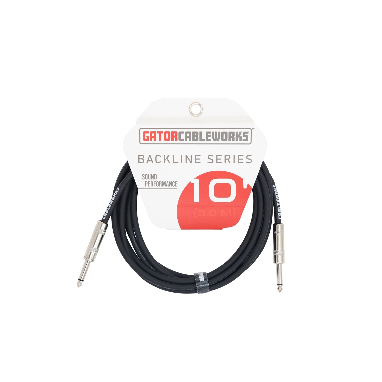 Gator GCWB-INS-10 Instrument Cable 10 Foot Straight
