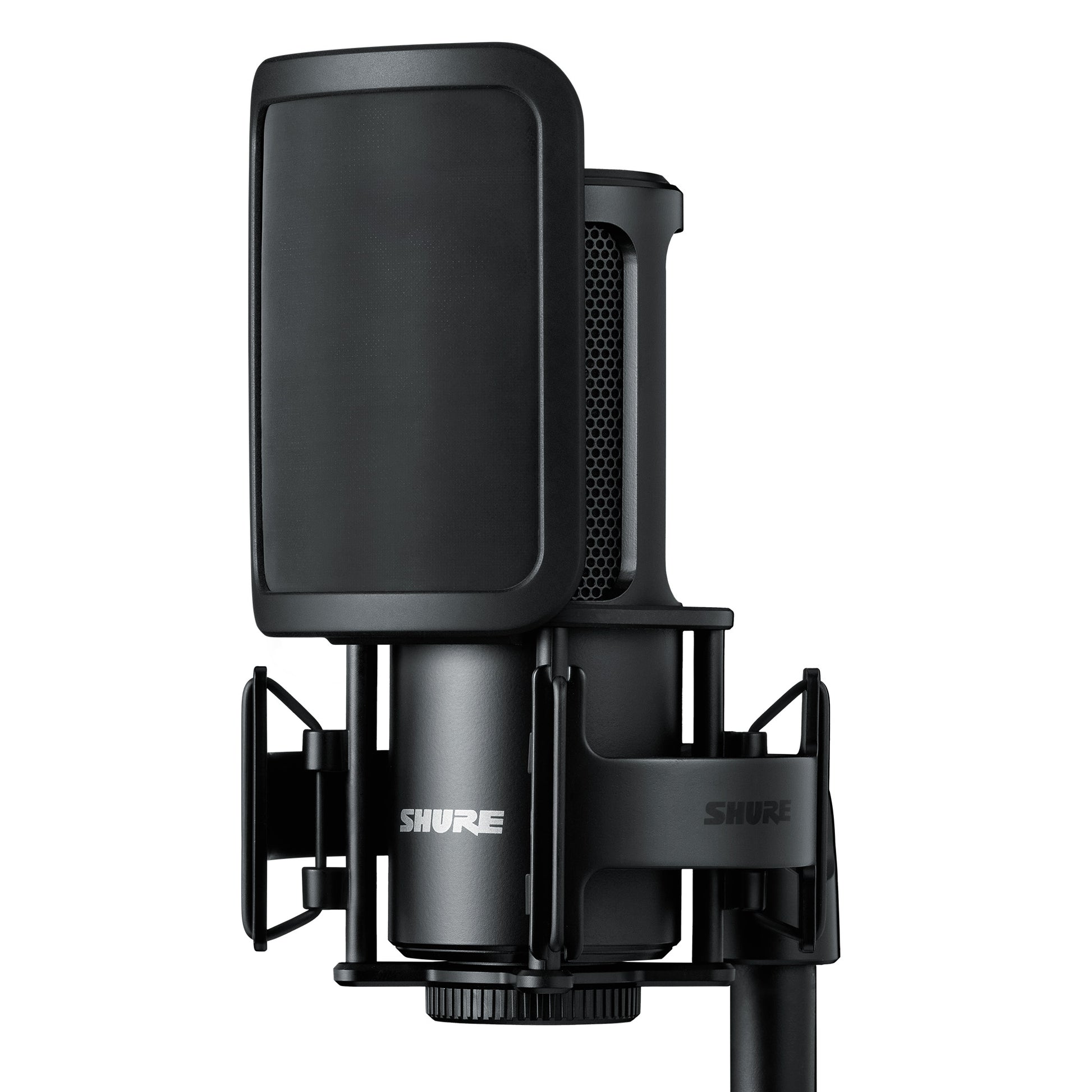 Shure A4SM Shockmount for SM4 Home Recording Microphone lifestyle side