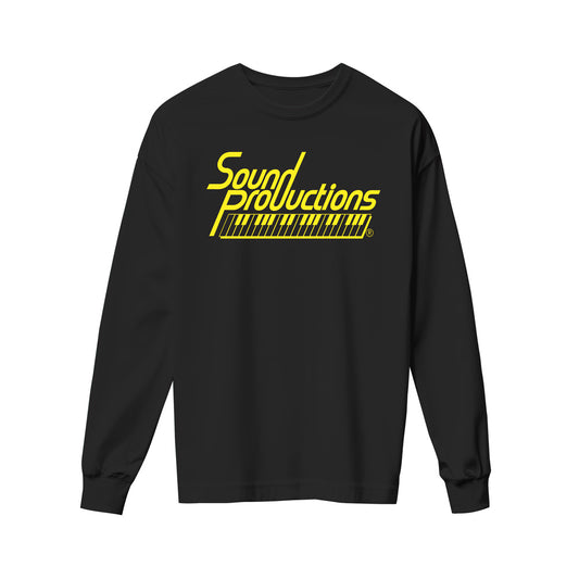 Long-sleeved yellow logo SoundPro shirt