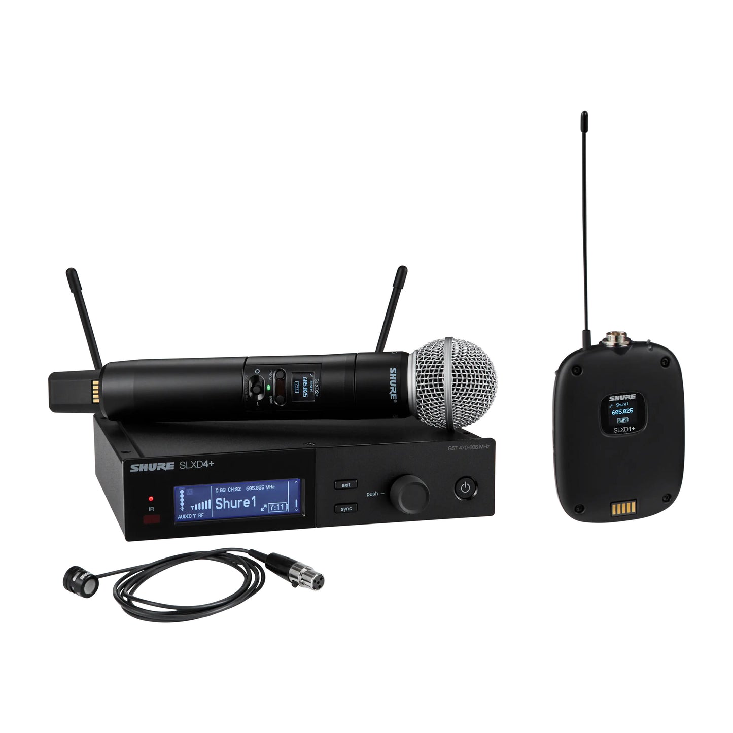 Shure SLXD124+/85M-G58 Digital Wireless Bodypack Transmitter