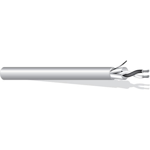 West Penn 77293GY1000 18 AWG Shielded Twisted-Pair Audio Cable