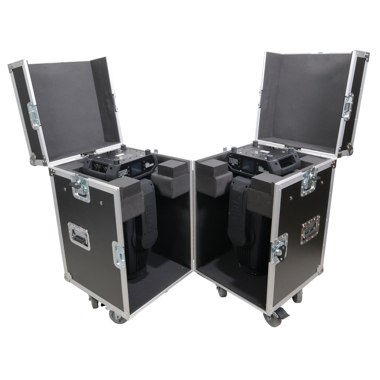 ProX XS-MH275X2W ATA Flight Case for 2 Moving Head Fixtures
