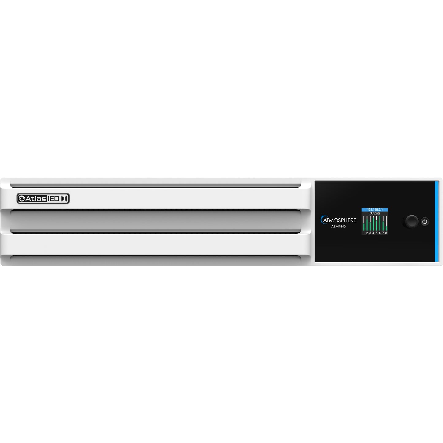 AtlasIED AZMP8-D 8-Zone Commercial Audio Processor With Dante
