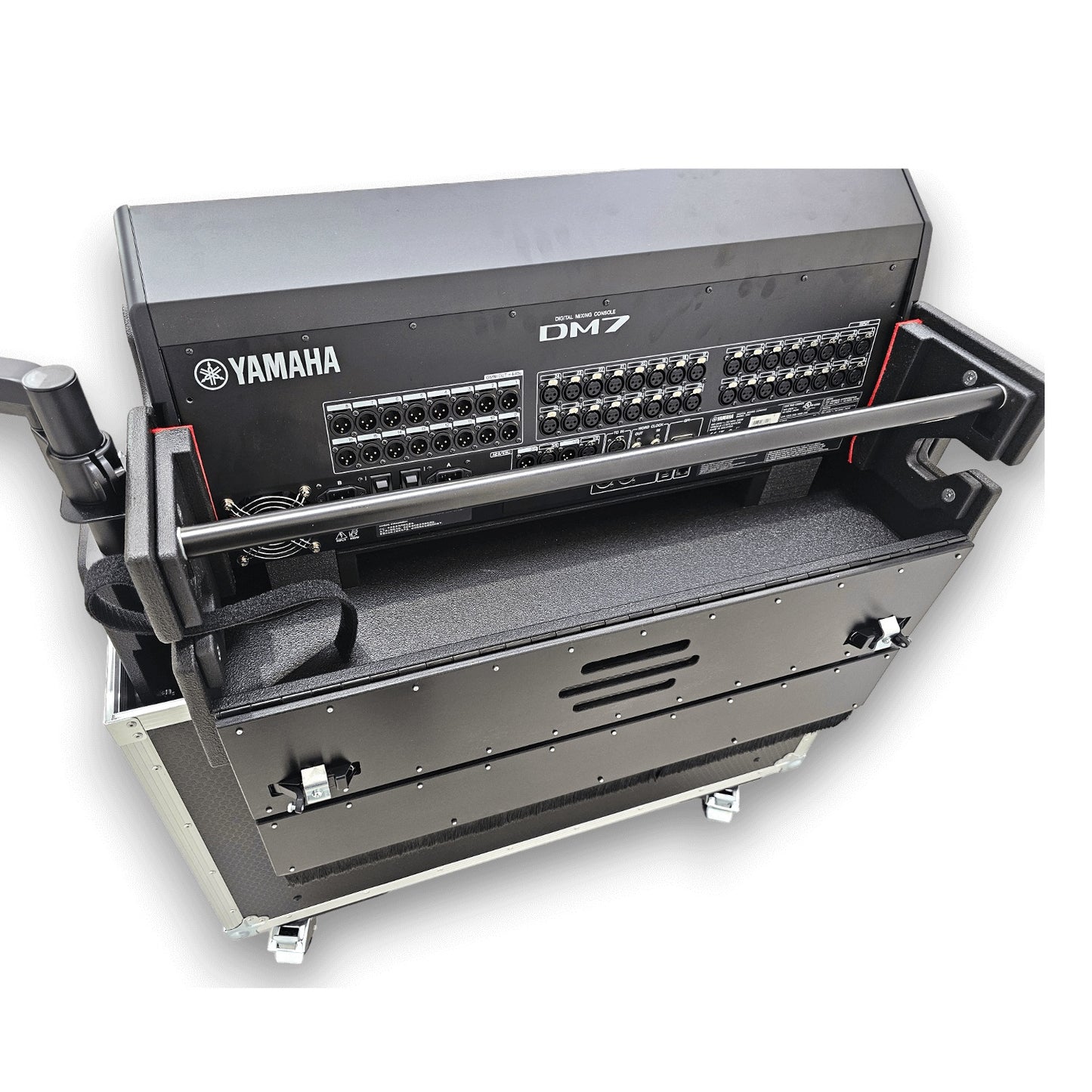 ProX Flip-Ready Hydraulic Console Case For Digital Audio Consoles | Yamaha DM7 | Fixed